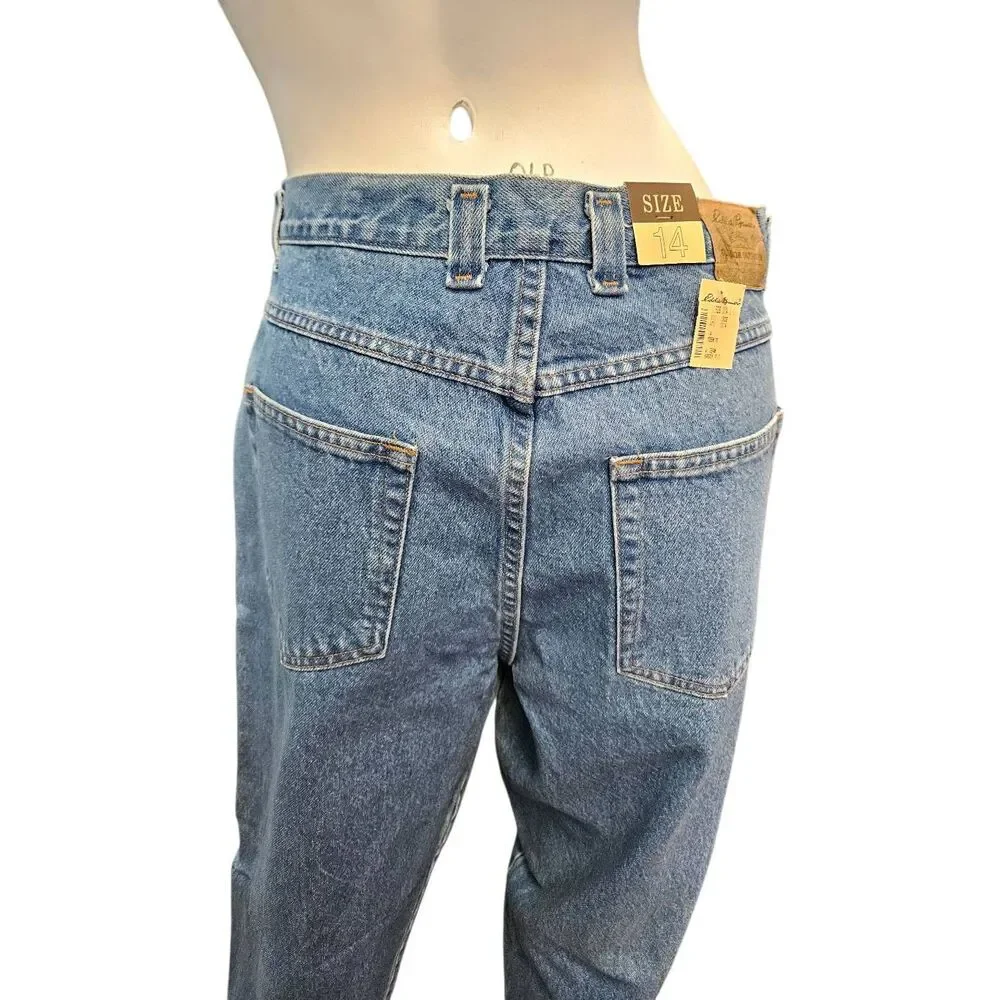 Eddie Bauer Baggy Jeans Womens Size 14 NEW WITH TAGS - Picture 5 of 9